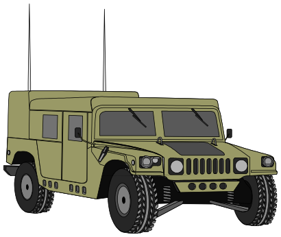 Download free transport car military icon